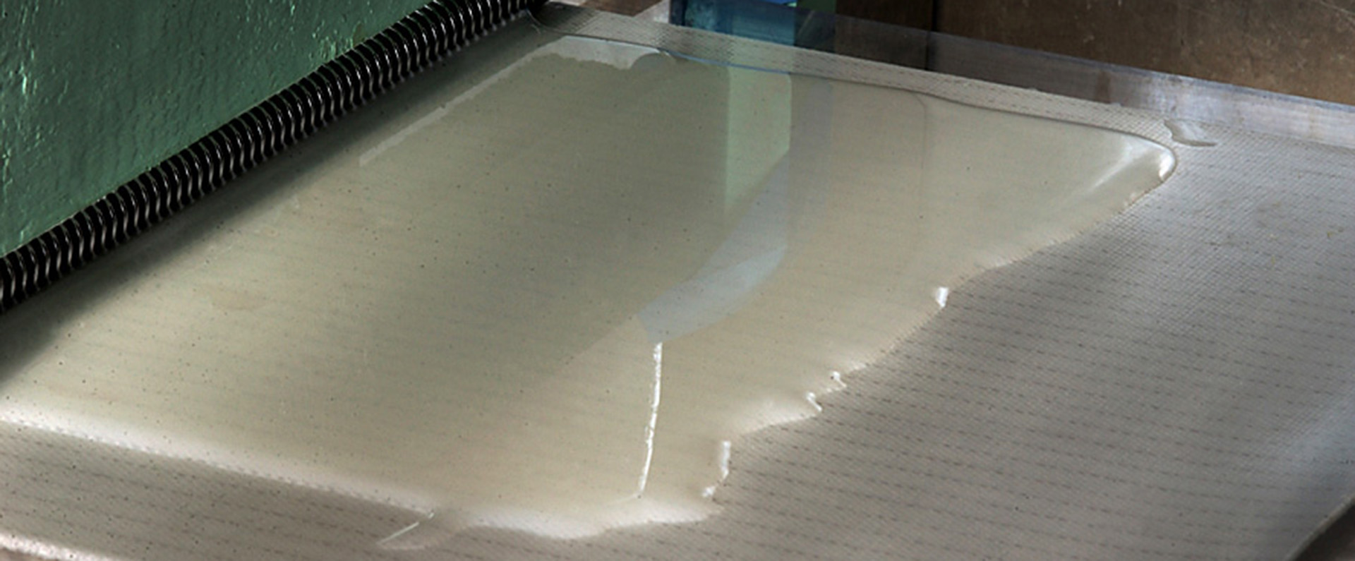A biodegradable film made with casein, a milk protein, and glycerol