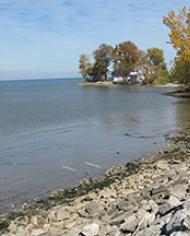 Lake Erie shoreline
