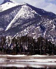 Snow covered mountain